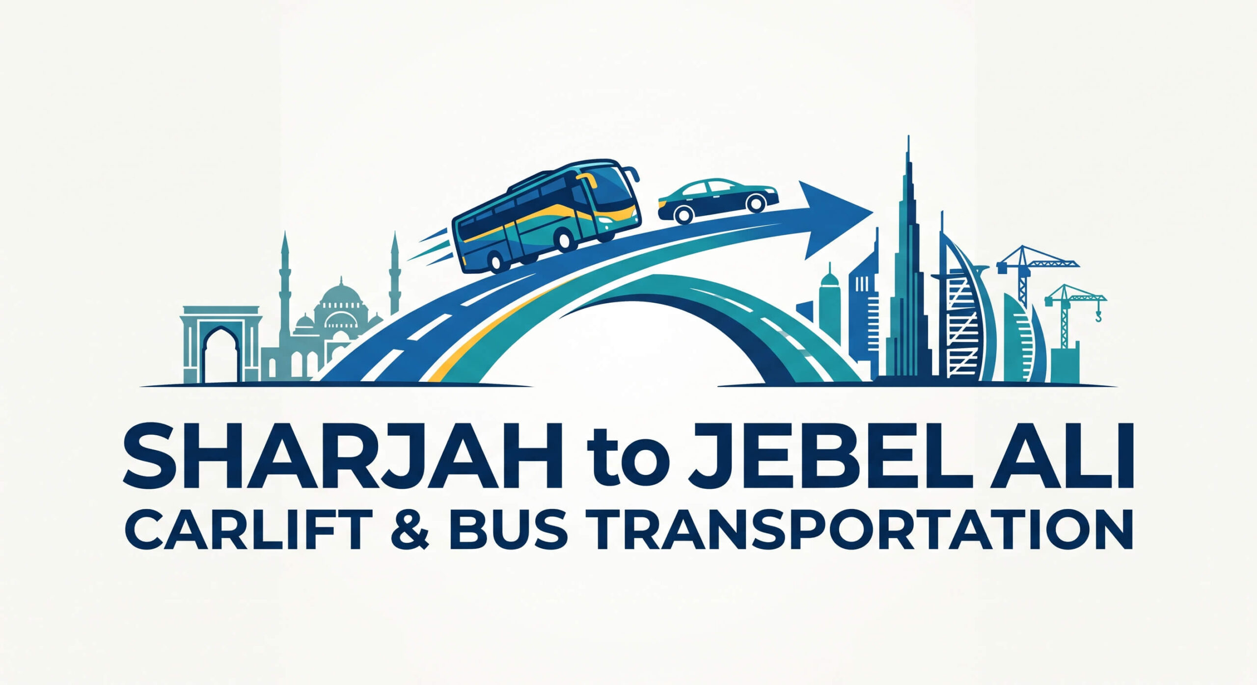 Sharjah to Jebel Ali Car Lift - 055 868 0555